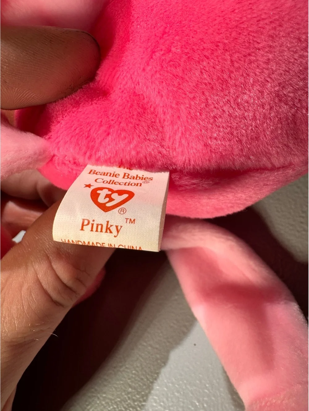 TY Beanie Baby Pinky